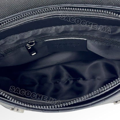 GG Sac bandoulière Monogram Noir – 20x17CM