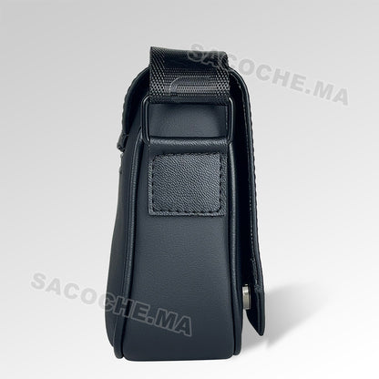 L.V Sac bandoulière Simple Noir – 20x17CM