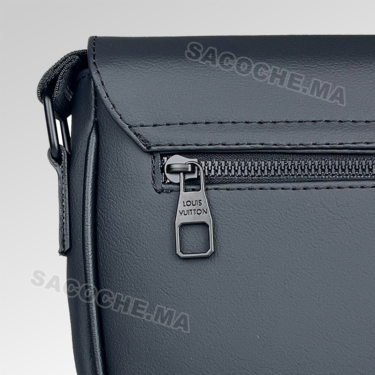 L.V Sac bandoulière Simple Noir – 20x17CM