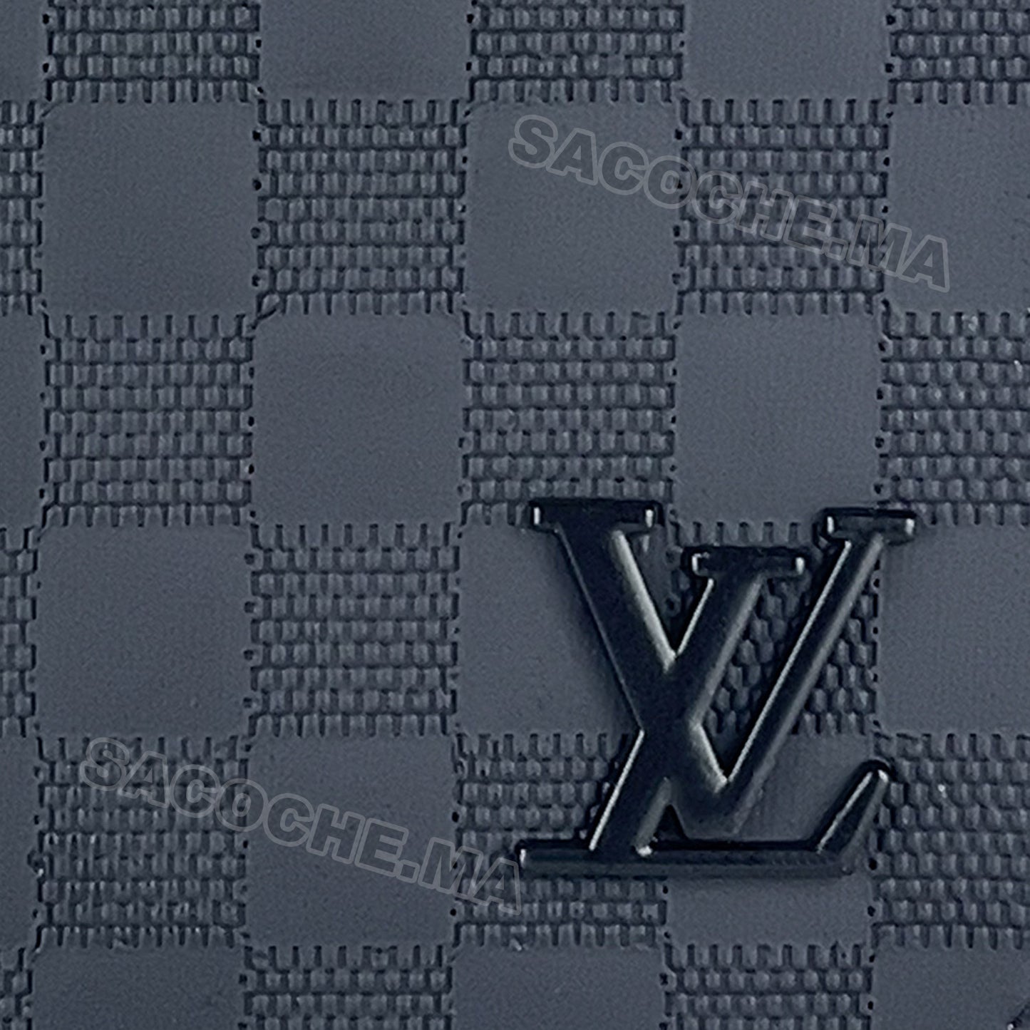 L.V Sac bandoulière Damier Noir – 20x17CM