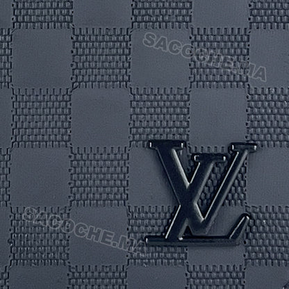 L.V Sac bandoulière Damier Noir – 20x17CM