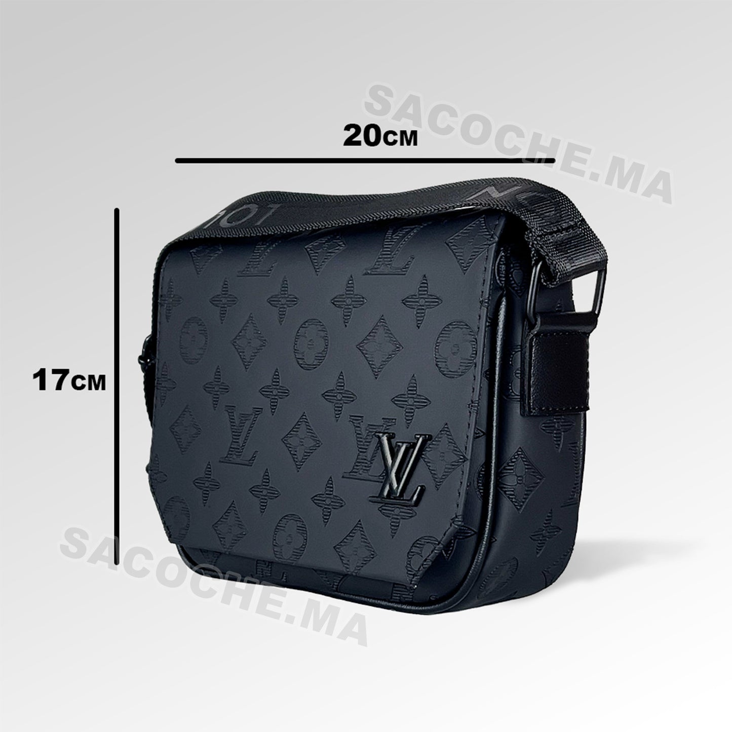 L.V Sac bandoulière Monogram Noir – 20x17CM