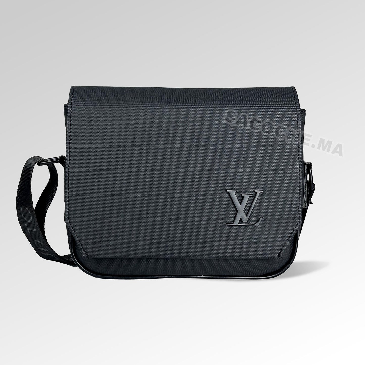 L.V Sac bandoulière Simple Noir – 24x20CM