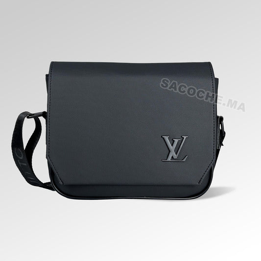 L.V Sac bandoulière Simple Noir – 24x20CM