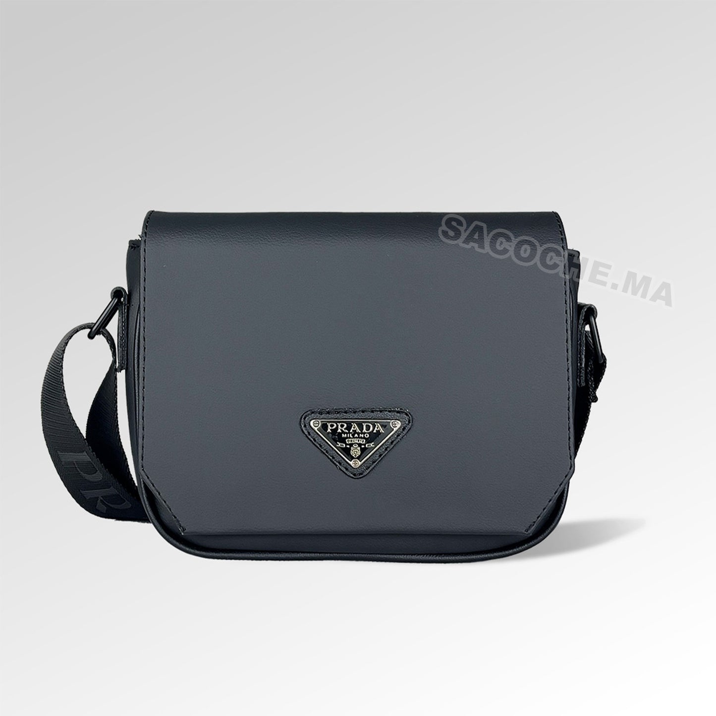 PRADA Sac bandoulière Simple Noir – 20x17CM